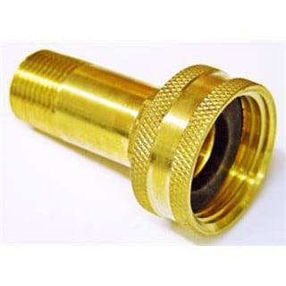 Brass Female Swivel Garden Hose Thread x 3/8