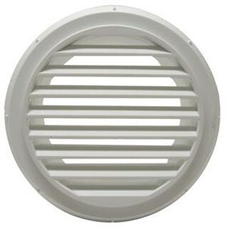 Webasto 1320710A High temperature 90mm threaded White Grille