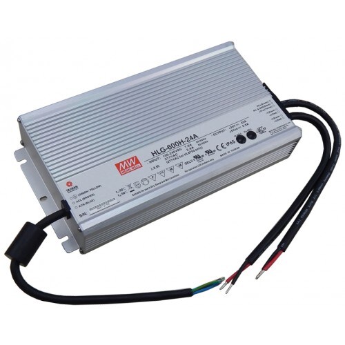 ILDBHLG-600H-24 LED Converter; 90-302VAC to 24VDC, 600W