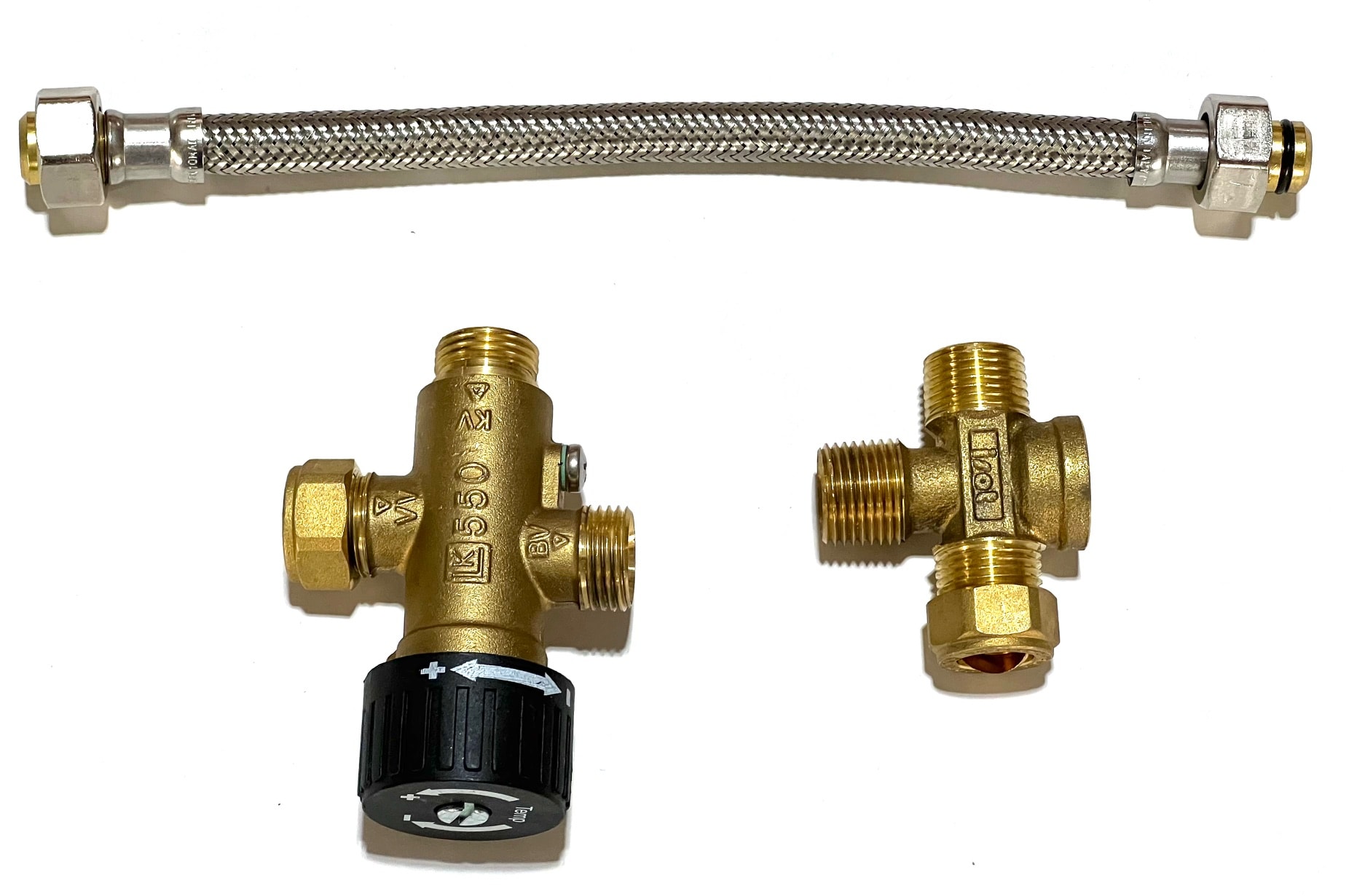 Indel Marine, ISO-SFD00033AA, MIX VALVE AND WATER LINE KIT