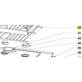 60027 Large Burner Cap BLACK <br>Force 10 Repair Part