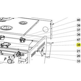 60024 Large Burner Cup <br>Force 10 Repair Part