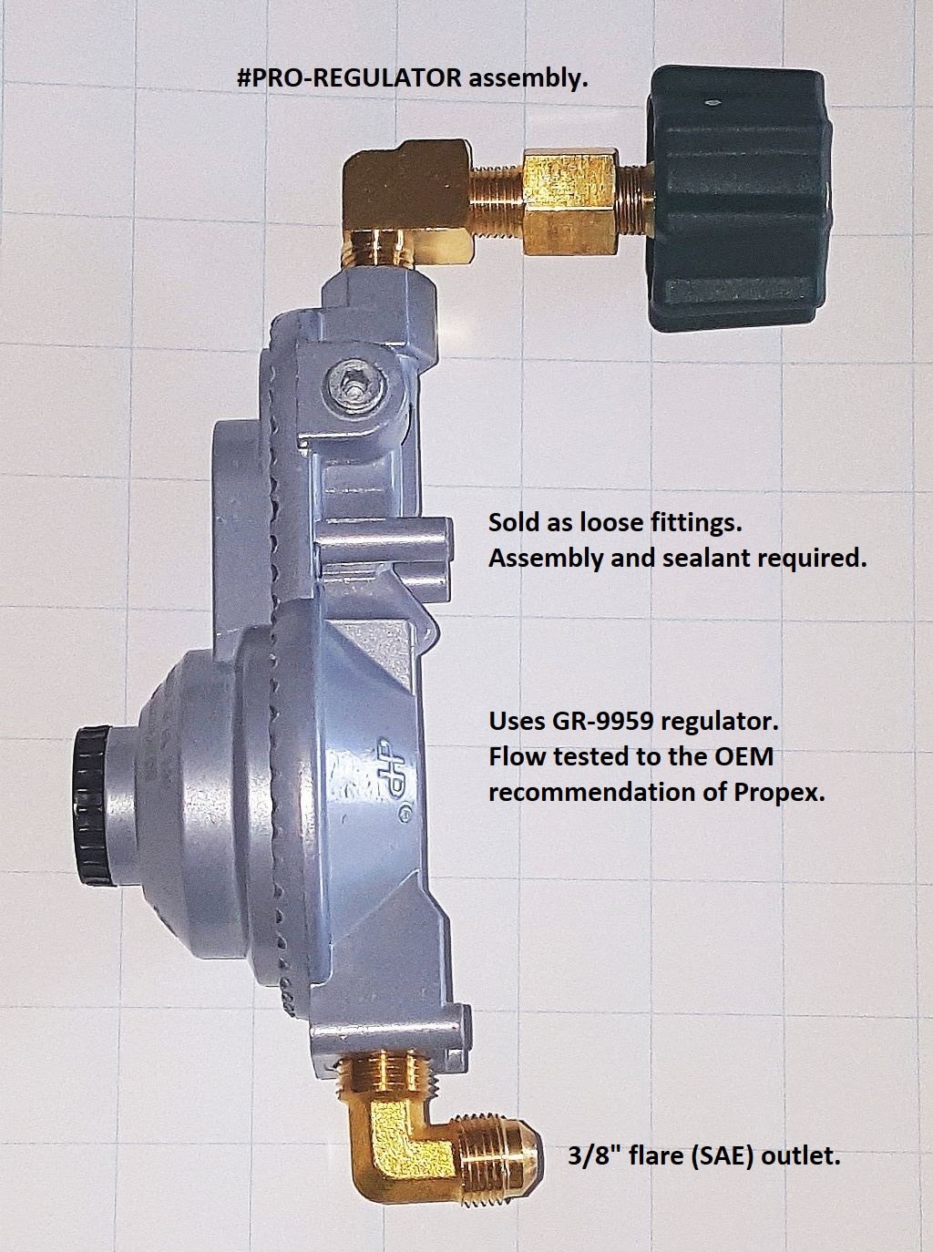 PRO-REGULATOR Dual Stage Regulator Assembly