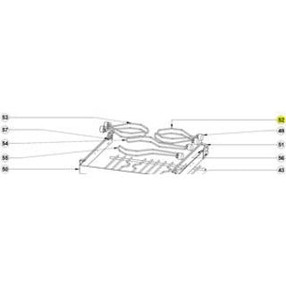 63625 Pot Holder (Right) <br>Force 10 Repair Part