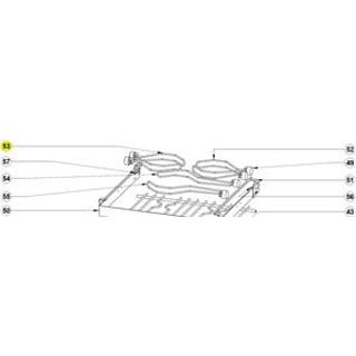 63617 Short Pot Holder (Left) <br>Force 10 Repair Part