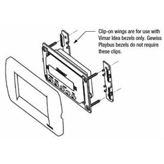 Qht Keypad Adapter Clips for Using Vimar Idea Bezels Dometic Cruisair