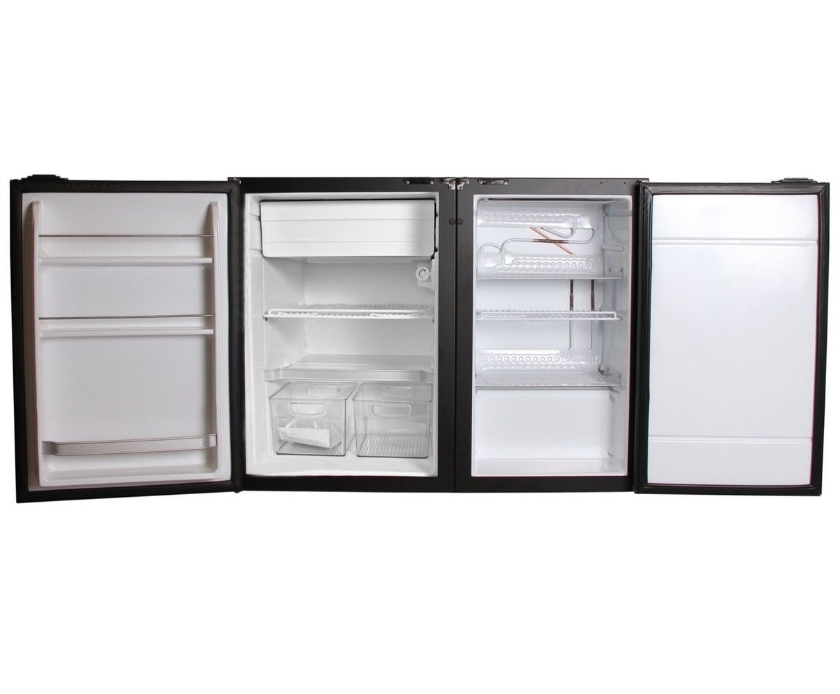 Nova Kool RFS6500 6.4 CF AC/DC Only Side By Side Refrigerator & Freezer