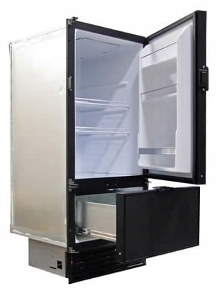 Nova Kool RFU6400D 6.8 CU FT AC/DC Upright Refrigerator/Freezer, Single Comp.