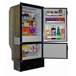 Nova Kool RFU8220 7.3 CU FT AC/DC Two Door Refrigerator & Freezer