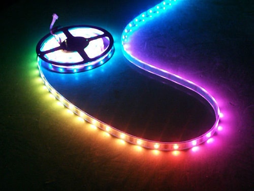 ILLT-RGB-12V RGB LED Strip Tape, 12V, 16' Reel, IP66