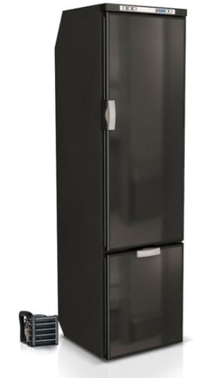 Vitrifrigo SLIM150RBD4-EQ 5.5 cf AC/DC Refrig. w/Ext Comp. - No Flng, Black