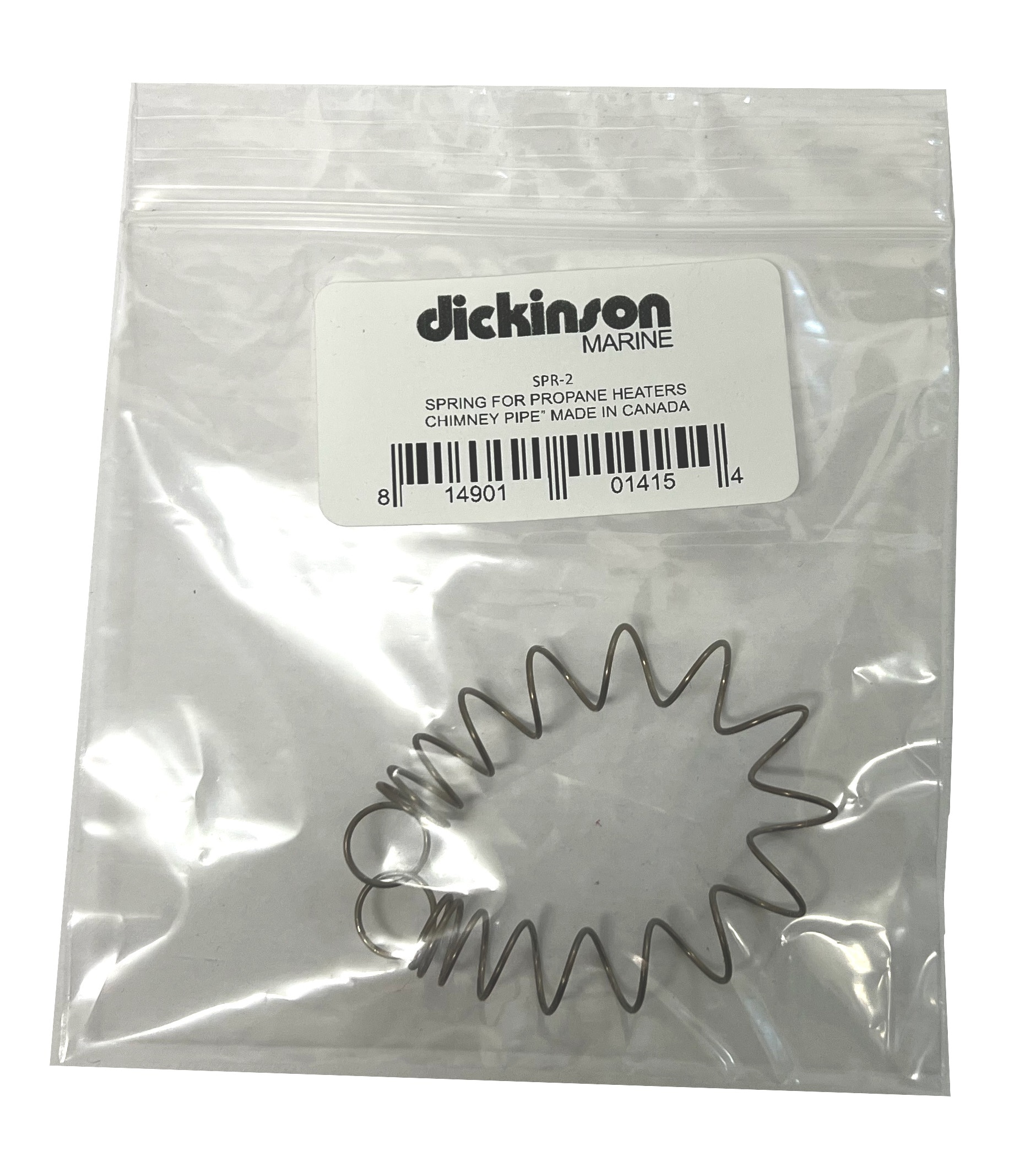 Dickinson SPR-2 REPLACEMENT SPRING FOR  NEWPORT PROPANE DOUBLE FLUE KIT - SOLD BY THE EACH