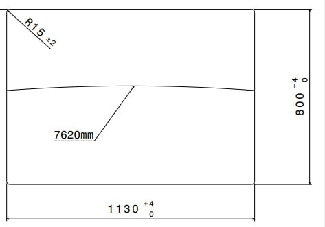 SUNROOF FIXED GLASS PANEL 40S FIXED