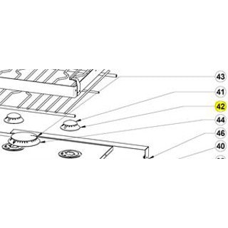 60029 Small Flame Spreader <br>Force 10 Repair Part