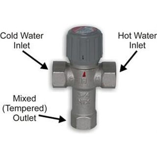 Honeywell AM101-1LF Sparco Thermostatic Mix Valve, 3/4