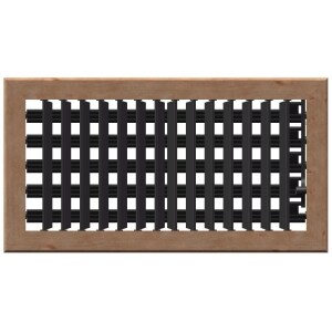 VMLC12X4GP Supply Air Grille, Cherry, 2-Way with Damper 12