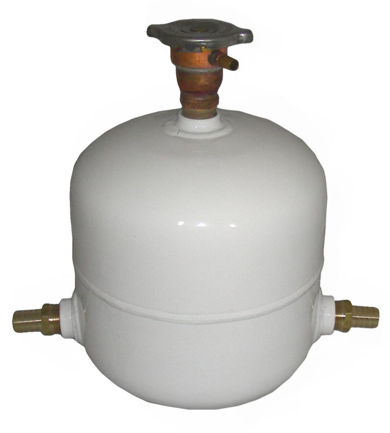 W002102 Marine 1 Gallon Powder Coated Steel Expansion Tank