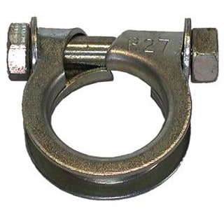 W100-424 30mm galvanized steel exhaust clamp