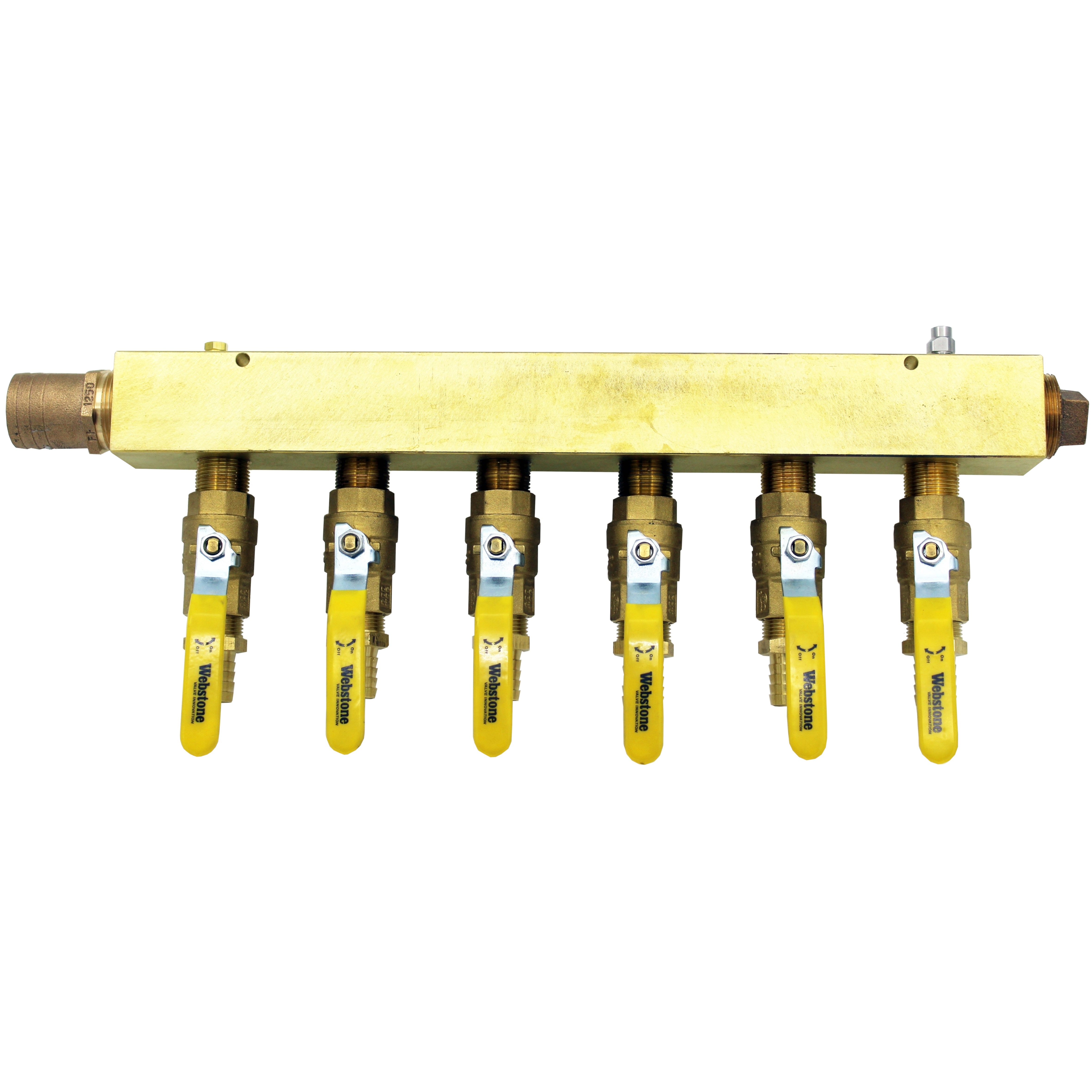 6 Zone Brass Manifold/Kit Ea.