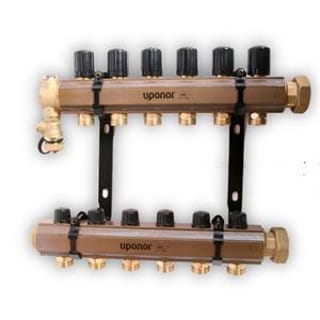 A2610600 Truflow Classic 6 Zone Manifold by Uponor (Wirsbo)