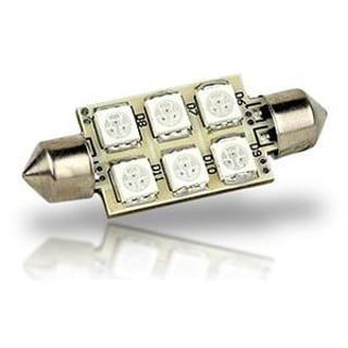 LLB-186R-21-00 Pointed Festoon 6 LED Light Bulb - 42mm by LunaSea