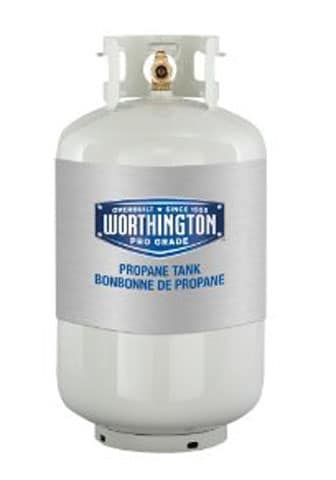 281278 Steel 30# 7.1 Gallon Propane Tank w/Type 1 Valve w/ OPD by Worthington